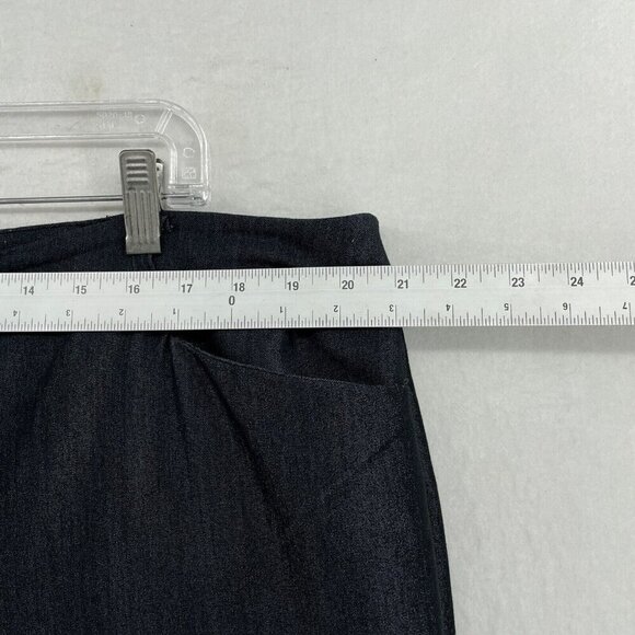 Roz & Ali Pants Women's Sz 18 Black Straight Leg High-Rise Pockets Stretch - Picture 3 of 12